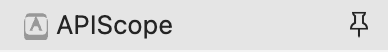APIScope sidebar header with brand icon